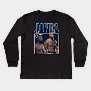 Jon Jones Warrior Kids Long Sleeve T-Shirt